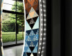 Στρογγυλός Διακοσμητικός Καθρέφτης Με Οπίσθιο Φωτισμό LED Για Το Σαλόνι - Color Triangles #11
