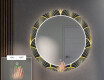 Στρογγυλός Διακοσμητικός Καθρέφτης Με Οπίσθιο Φωτισμό LED Για Το Χολ - Art Deco #5