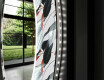 Στρογγυλός Διακοσμητικός Καθρέφτης Με Οπίσθιο Φωτισμό LED Για Το Σαλόνι - Leaves #11