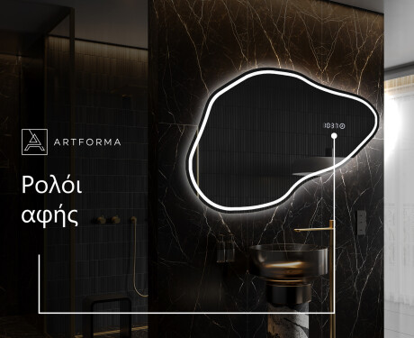 Καθρεπτησ διακοσμητικοσ τοιχου χρυσοι P223 #7