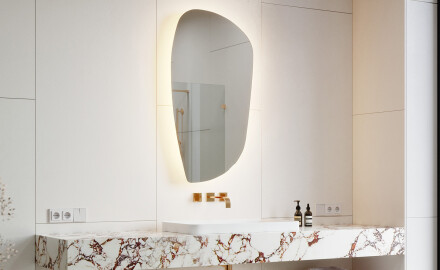 Ακανονιστοσ καθρεπτησ τοιχου I221