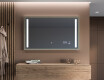 Ορθογώνιος καθρέφτης μπάνιου LED με πλαίσιο FrameLine L02 #11