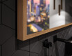 Ορθογώνιος καθρέφτης μπάνιου LED με πλαίσιο FrameLine L12 #3
