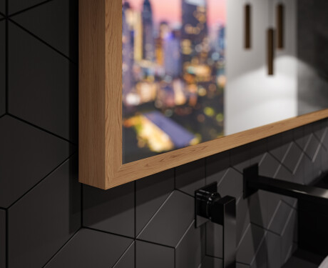 Ορθογώνιος καθρέφτης μπάνιου LED με πλαίσιο FrameLine L12 #3