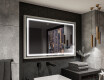 Ορθογώνιος καθρέφτης μπάνιου LED με πλαίσιο FrameLine L49 #11