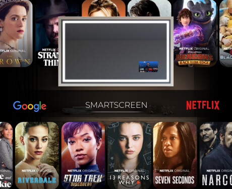 Ορθογώνιος καθρέφτης μπάνιου LED με πλαίσιο FrameLine L49 #6