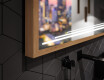 Ορθογώνιος καθρέφτης μπάνιου LED με πλαίσιο FrameLine L75 #3