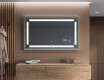 Ορθογώνιος καθρέφτης μπάνιου LED με πλαίσιο FrameLine L124 #11