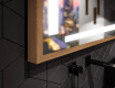 Ορθογώνιος καθρέφτης μπάνιου LED με πλαίσιο FrameLine L124 #3