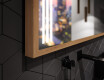 Ορθογώνιος καθρέφτης μπάνιου LED με πλαίσιο FrameLine L131 #3