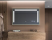 Ορθογώνιος καθρέφτης μπάνιου LED με πλαίσιο FrameLine L134 #11