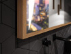 Ορθογώνιος καθρέφτης μπάνιου LED με πλαίσιο FrameLine L135 #3
