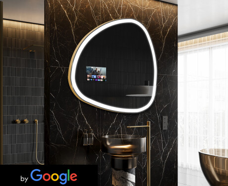 Ανεπανόρθωτος καθρέφτης LED SMART J222 Google