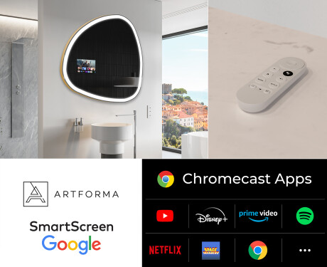 Ανεπανόρθωτος καθρέφτης LED SMART J222 Google #2