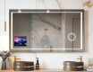 Έξυπνος καθρέφτης μπάνιου LED με πλαίσιο Displine Apple L61