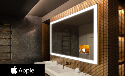 φωτιζόμενος καθρέφτης μπάνιου SMART LED L01 Apple