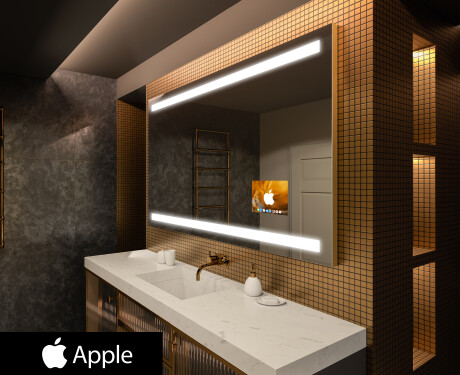 φωτιζόμενος καθρέφτης μπάνιου SMART LED L09 Apple