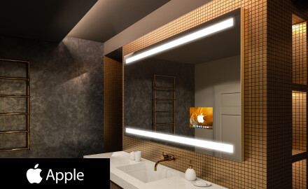 φωτιζόμενος καθρέφτης μπάνιου SMART LED L09 Apple