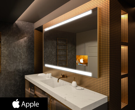 φωτιζόμενος καθρέφτης μπάνιου SMART LED L47 Apple #1