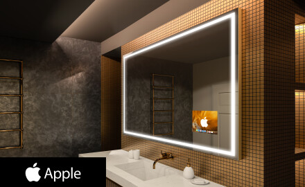 φωτιζόμενος καθρέφτης μπάνιου SMART LED L49 Apple