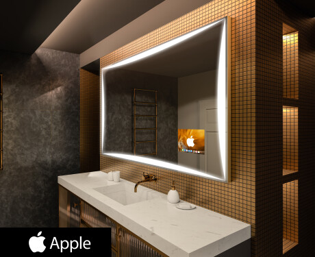 φωτιζόμενος καθρέφτης μπάνιου SMART LED L77 Apple #1
