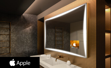 φωτιζόμενος καθρέφτης μπάνιου SMART LED L77 Apple