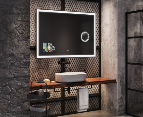 φωτιζόμενος καθρέφτης μπάνιου SMART LED L129 Apple #6