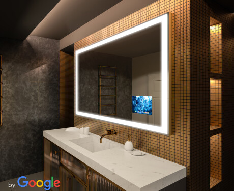 SMART Φωτιζομενος καθρεπτης LED L01 Σειρά Google
