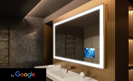 SMART Φωτιζομενος καθρεπτης LED L01 Σειρά Google
