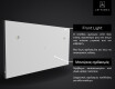 SMART Φωτιζομενος καθρεπτης LED L02 Σειρά Google #5
