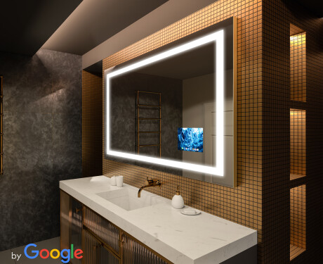 SMART Φωτιζομενος καθρεπτης LED L15 Σειρά Google #1