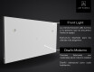 SMART Φωτιζομενος καθρεπτης LED L15 Σειρά Google #11