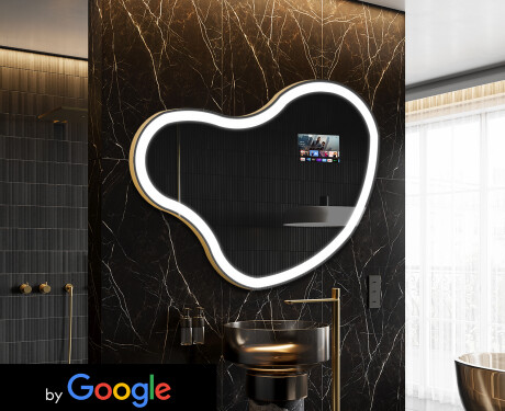 Ανεπανόρθωτος καθρέφτης LED SMART N222 Google