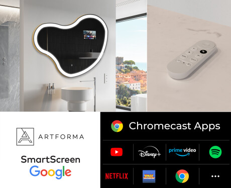 Ανεπανόρθωτος καθρέφτης LED SMART N222 Google #2