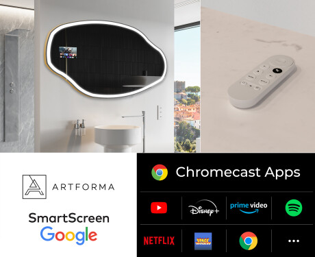 Ανεπανόρθωτος καθρέφτης LED SMART O222 Google #2