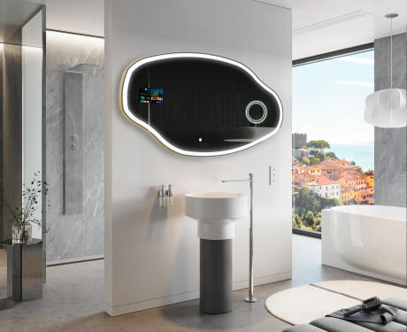 Ανεπανόρθωτος καθρέφτης LED SMART O222 Google #10