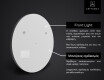 στρογγυλόσ καθρέφτησ LED SMART L114 Apple #2
