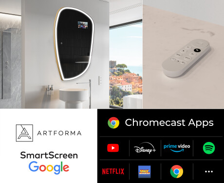 Ανεπανόρθωτος καθρέφτης LED SMART I222 Google #2