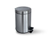 Κάδος με πεντάλ STANDARD, στρογγυλός, 3 L, soft close / σατινέ ατσάλι