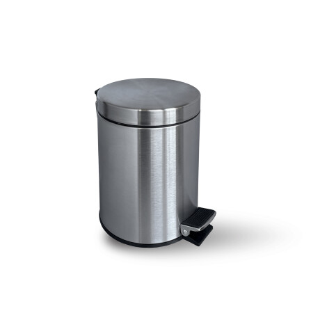 Κάδος με πεντάλ STANDARD, στρογγυλός, 3 L, soft close / σατινέ ατσάλι #1