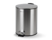 Κάδος με πεντάλ BUDGET, στρογγυλός, 5 L, soft close / ανοξείδωτο ατσάλι, σατινέ