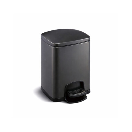 Κάδος με πεντάλ PREMIUM, ορθογώνιος, 5 L, με σύστημα soft close / μαύρος ματ #1
