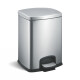 Κάδος με πεντάλ PREMIUM, ορθογώνιος, 12 L, soft close / ανοξείδωτο ατσάλι με σατινέ φινίρισμα #1