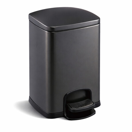 Κάδος με πεντάλ PREMIUM, ορθογώνιος, 20 L, soft close / μαύρο ματ #1