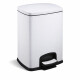 Κάδος με πεντάλ PREMIUM, ορθογώνιος, 20 L, με λειτουργία soft close / λευκός #1