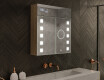 Ντουλάπι Μπάνιου Με Καθρέφτη LED - L03 Emily 66,5 x 72εκ #1