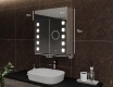 Ντουλάπι Μπάνιου Με Καθρέφτη LED - L03 Emily 66,5 x 72εκ #2