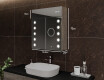 Ντουλάπι Μπάνιου Με Καθρέφτη LED - L06 Emily 66,5 x 72εκ #2