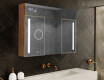 Ντουλάπι Μπάνιου Με Καθρέφτη LED - L02 Emily 100 x 72εκ