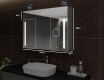 Ντουλάπι Μπάνιου Με Καθρέφτη LED - L02 Emily 100 x 72εκ #2